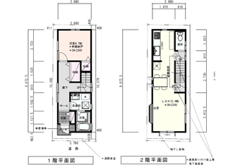 狭小住宅の間取り